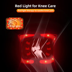 Smart Knee Massager Red Light Vibration Warm Compress EMS Pulse and Airbag Pressure