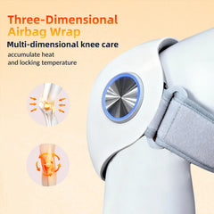 Smart Knee Massager Red Light Vibration Warm Compress EMS Pulse and Airbag Pressure