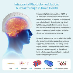 ZJZK 810nm 1070nm Photobiomodulation Helmet Near Infrared Light for Brain Health