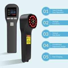 ZJZK LLLT Cold Laser Therapy 880mW 650nm 880nm Red Light for Humans Pets Pain Relief
