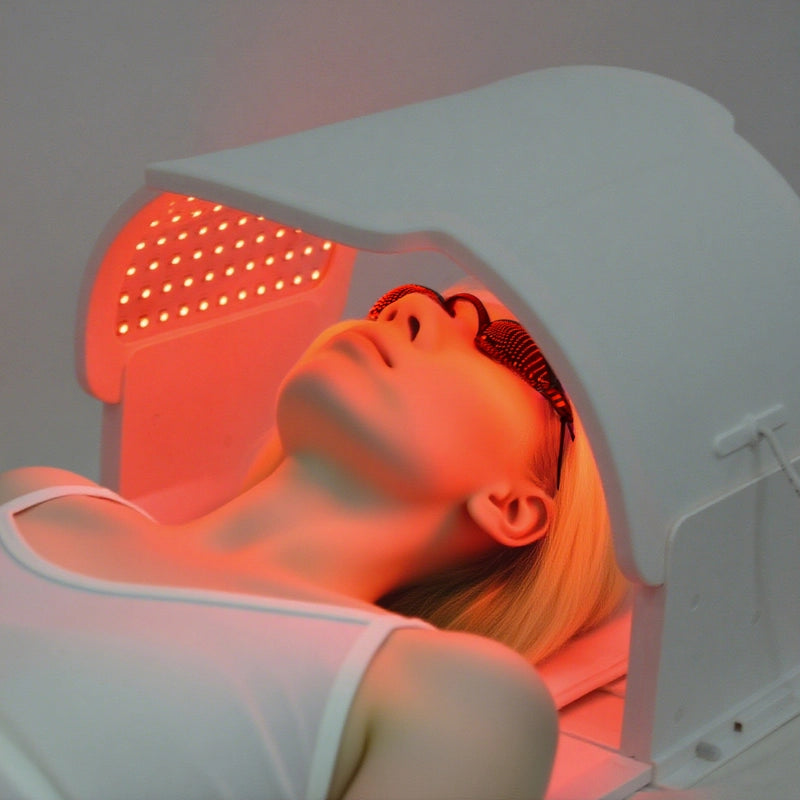 ZJZK 7 Colors LED Face Mask Light Therapy for Beauty Facial Treatment and Skin Tightening