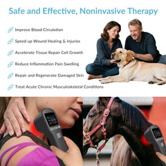 ZJZK LLLT Cold Laser Therapy 880mW 650nm 880nm Red Light for Humans Pets Pain Relief