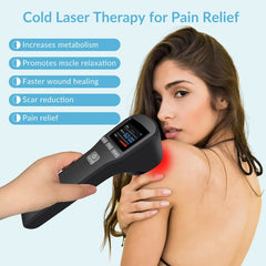 ZJZK LLLT Cold Laser Therapy 880mW 650nm 880nm Red Light for Humans Pets Pain Relief